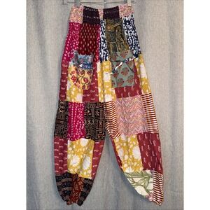 Kathmandu Kantha Balloon Pants Women's OS Xs-L Patchwork Indian‎ Cotton NWT